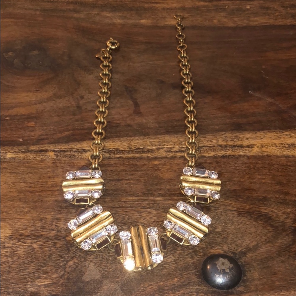 J. Crew Gold Statement Necklace